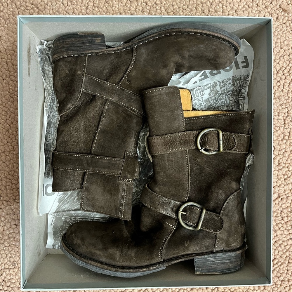 Fiorentini + Baker Brown 2 Buckle Boots